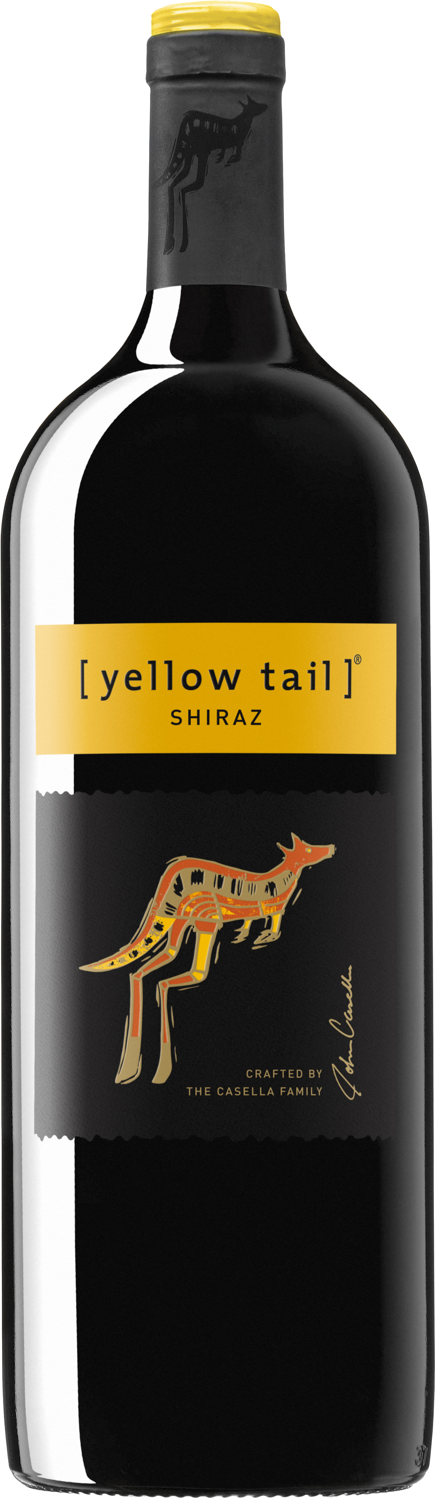 [ Yellow Tail ] Product Photos - Yellow Tail - Shiraz Nv (1915x5023), Png Download