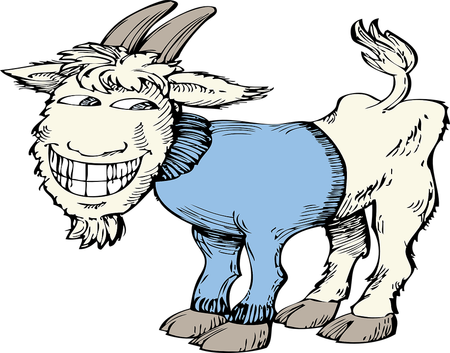 Clip Arts Related To - Funny Goat Clipart (600x471), Png Download