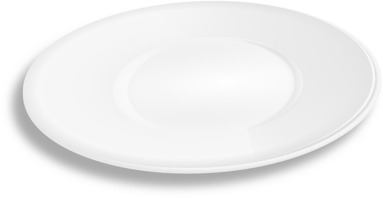 Clipart - Plate - Plate (800x400), Png Download