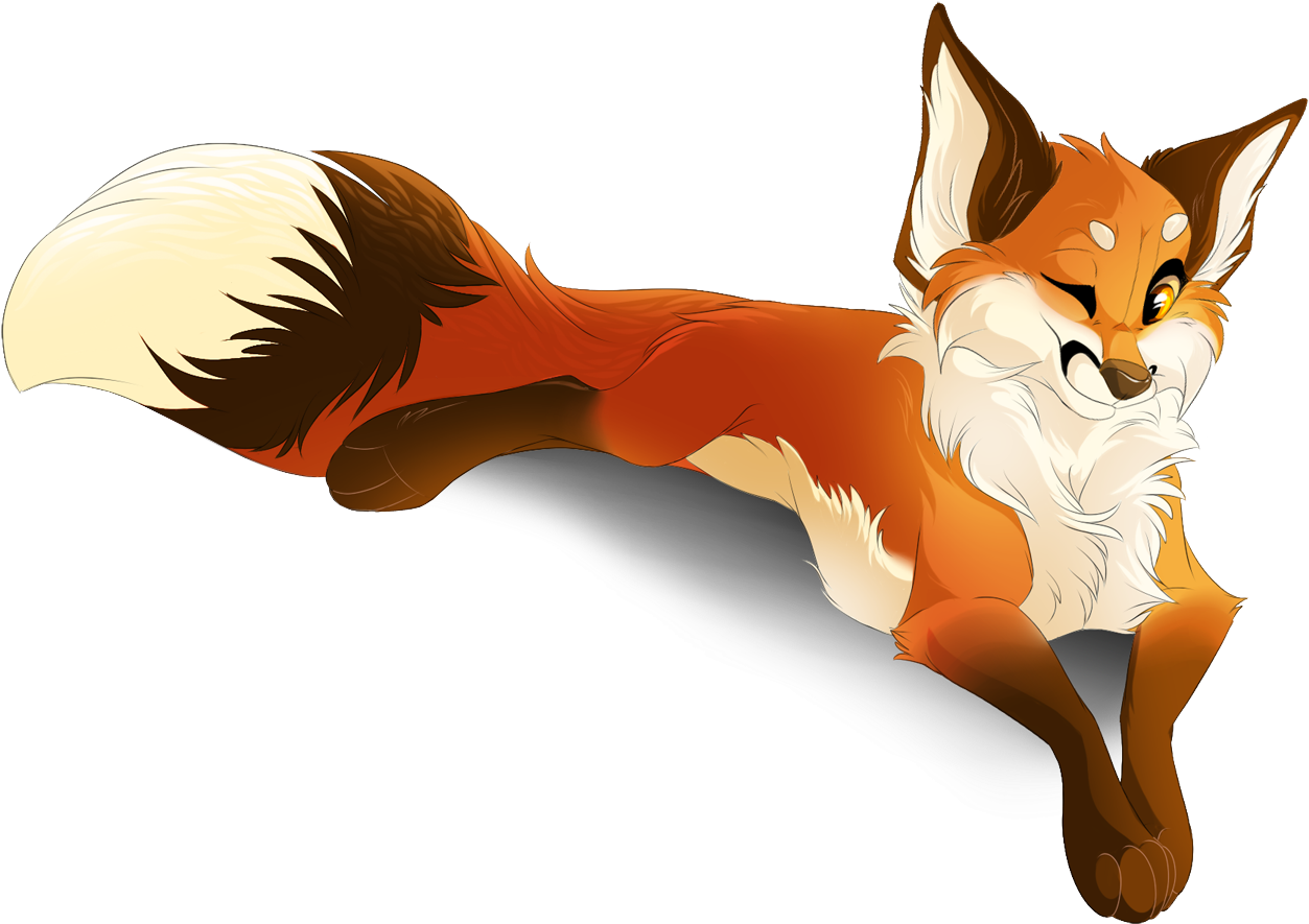 Image - Fox Art Png (1312x923), Png Download