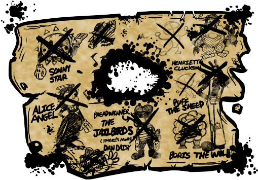 Band Of Buddies/ Enemies - Bendy And The Ink Machine Enemies (540x386), Png Download