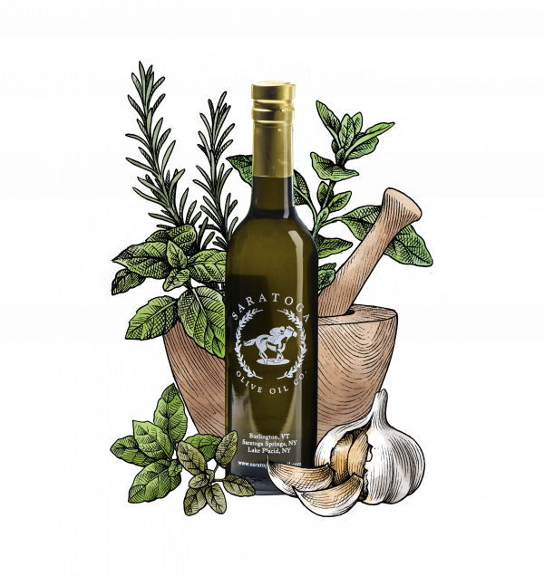 Tuscan Herb Olive Oil - Saratoga County, New York (600x636), Png Download