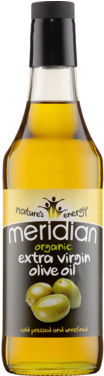 Organic Extra Virgin Olive Oil - Meridian Organic Sunflower Oil Cold Pressed And Unrefined (375x375), Png Download