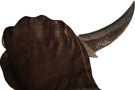 Karambit Knife - Black Ops 1 Knife (444x295), Png Download