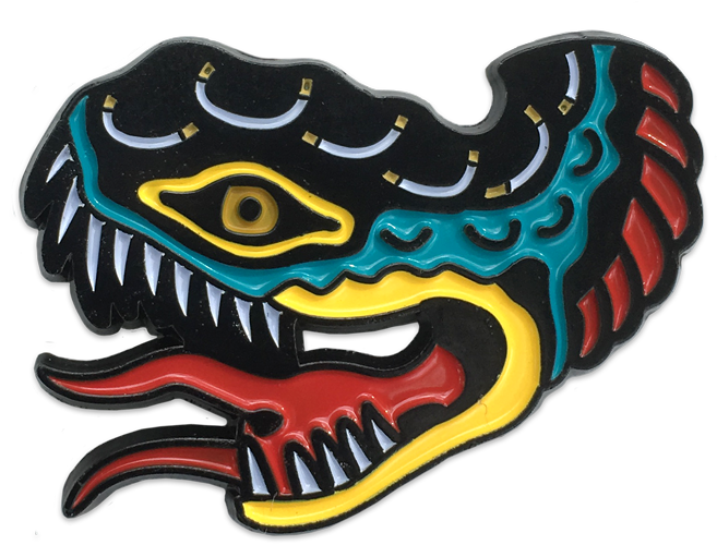 'lindauer Snake' Lapel Pin - Tyrannosaurus (992x1024), Png Download