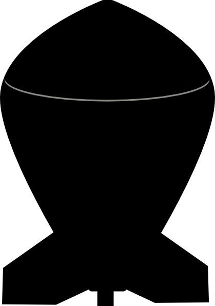 Clip Art At Clker Com Vector Online - Nuke Clipart (420x596), Png Download