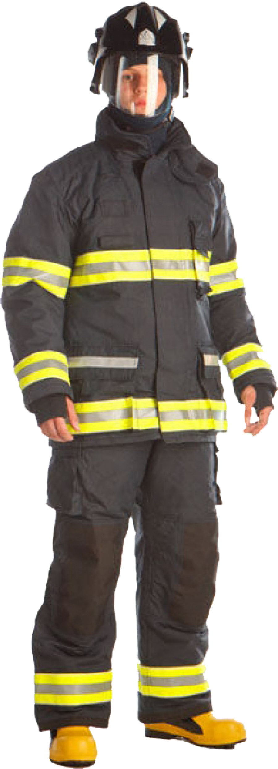 Firefighter Png - Firefighter Transparent Background (900x2487), Png Download
