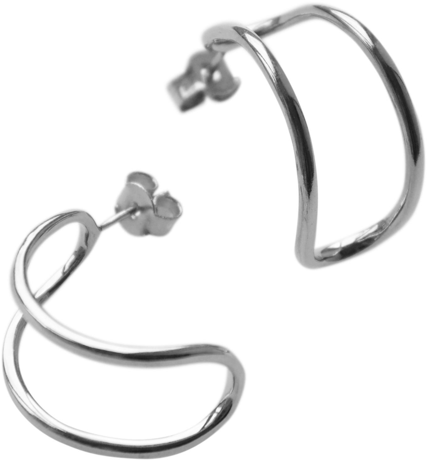 Curved Lines - Gold (1627x1627), Png Download