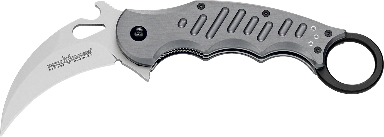 Fox 478 Aluminium Folding Karambit - Fox Karambit (1280x459), Png Download