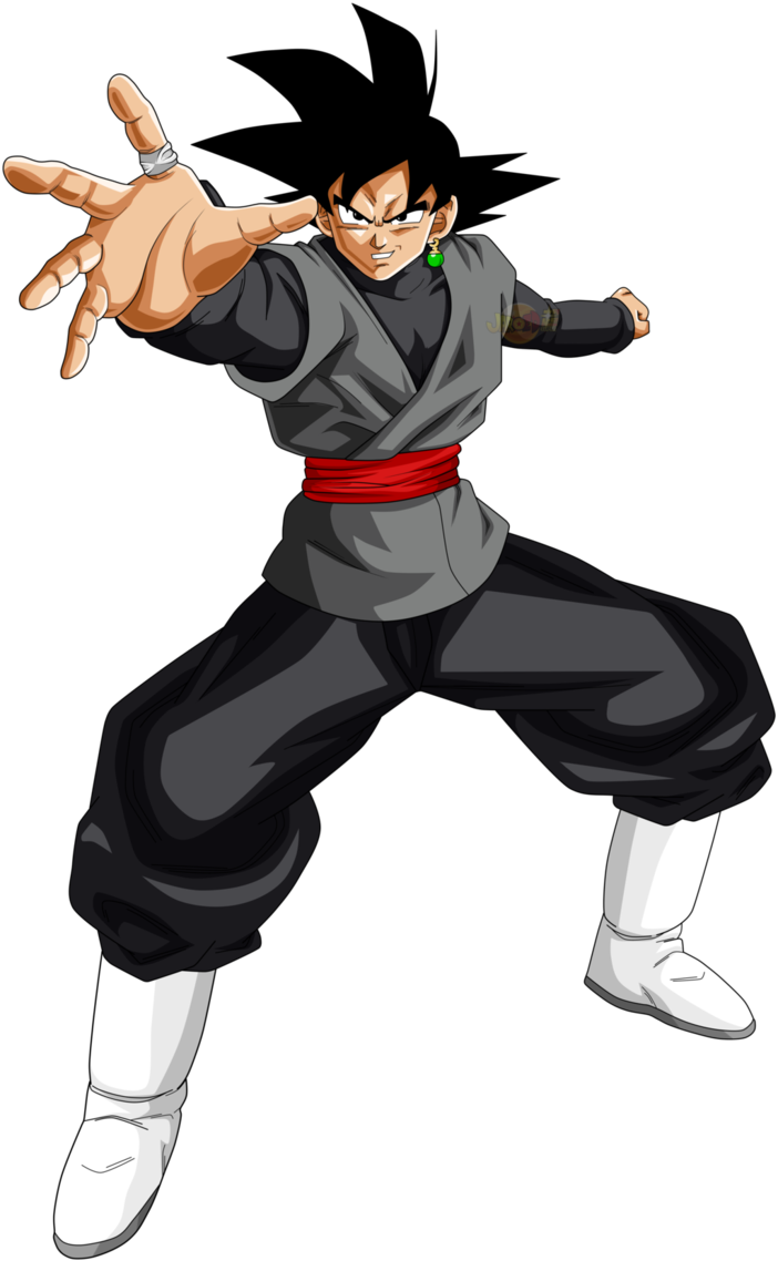 Goku Black Transformations - Goku Black Base Form (702x1138), Png Download