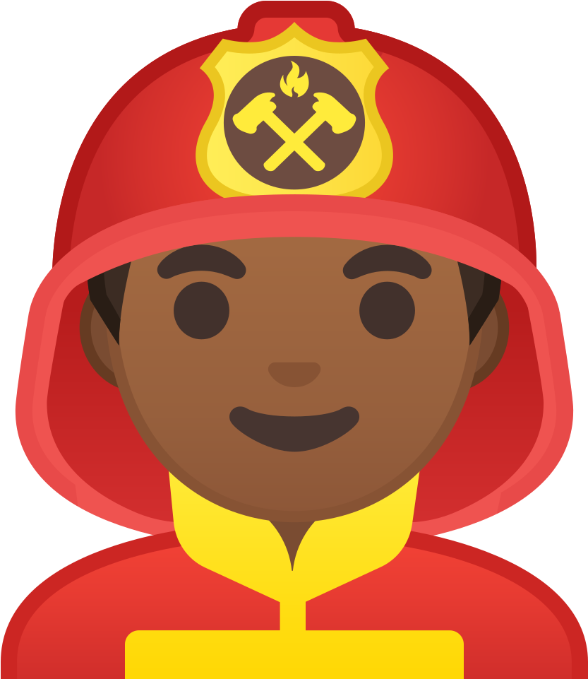 Download Svg Download Png - Emoji Bombero (1024x1024), Png Download