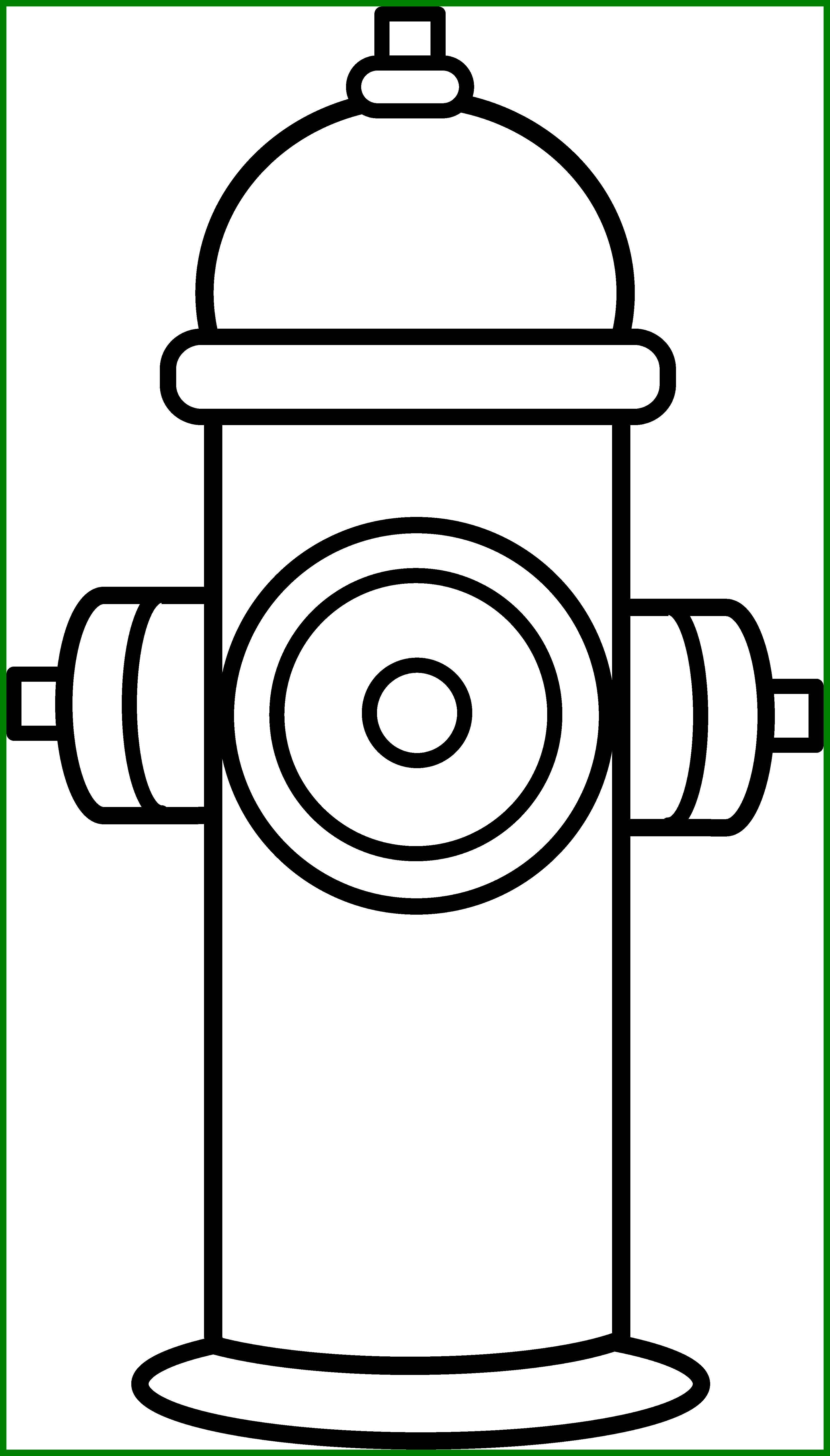 Fire Hose Png Alternative Design Fascinating Hydrant - Clip Art Fire Hydrant (3401x5963), Png Download