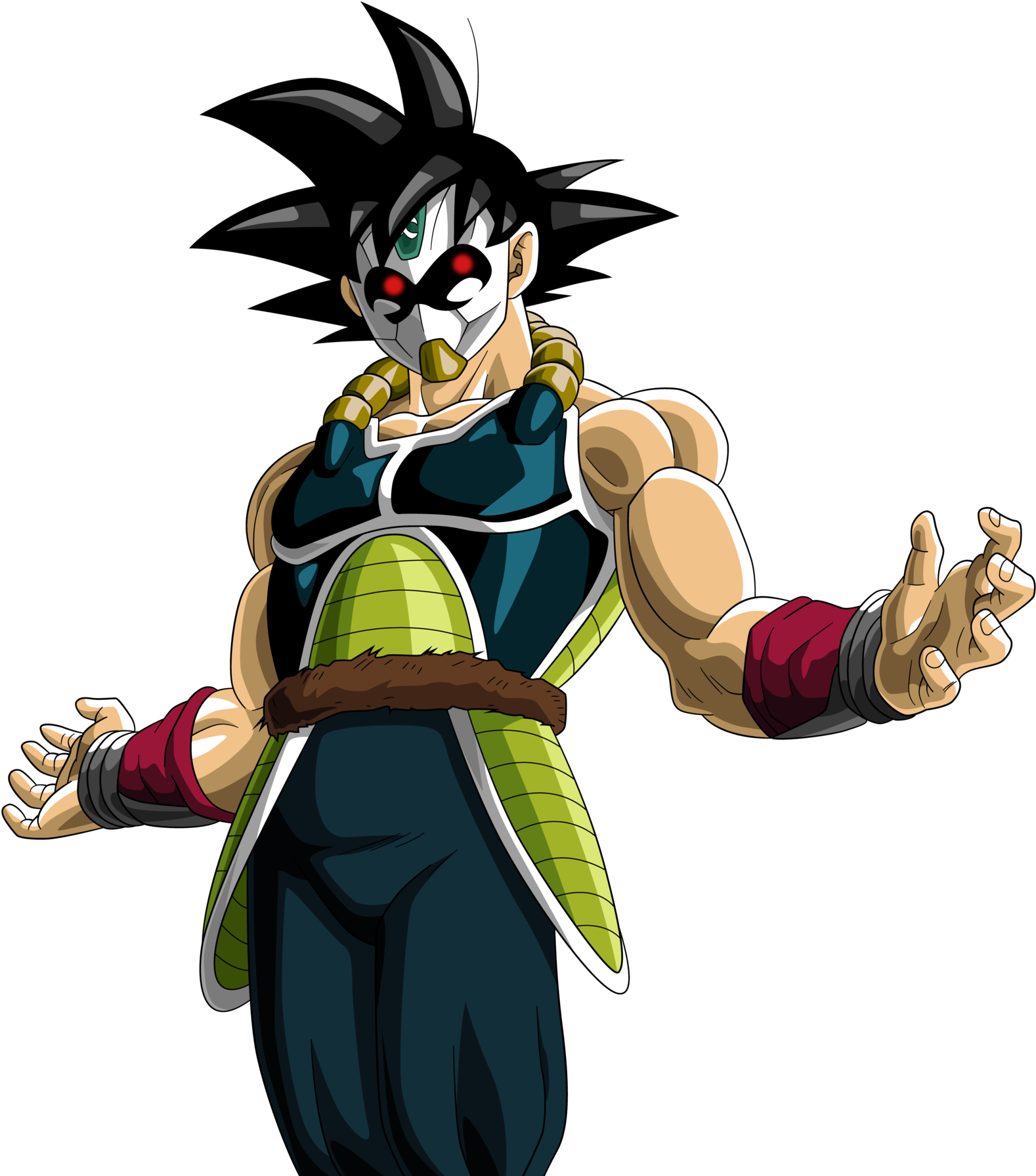 590 Kb Png - Time Breaker Bardock (1600x1799), Png Download