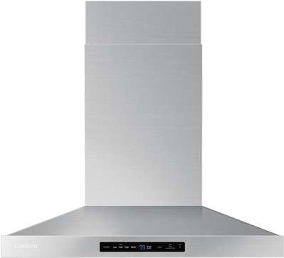 Image For Samsung Chimney Style Range Hood - Samsung Wall Mount Hood (519x804), Png Download