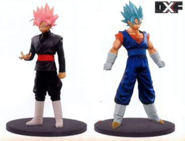 Goku Black Ssj Rose & Vegetto Ssj Blue Dxf The Super - Black Goku Ssj Rose Figure (600x600), Png Download