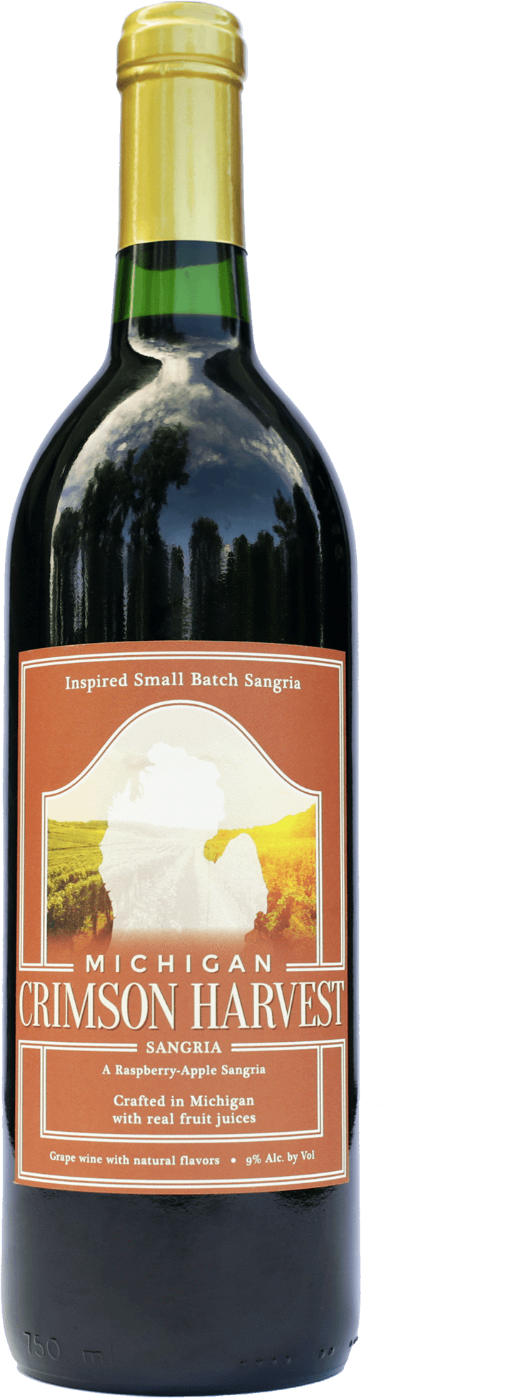 Michigan Crimson Harvest Sangria A Raspberry-apple - Apple (1024x2048), Png Download