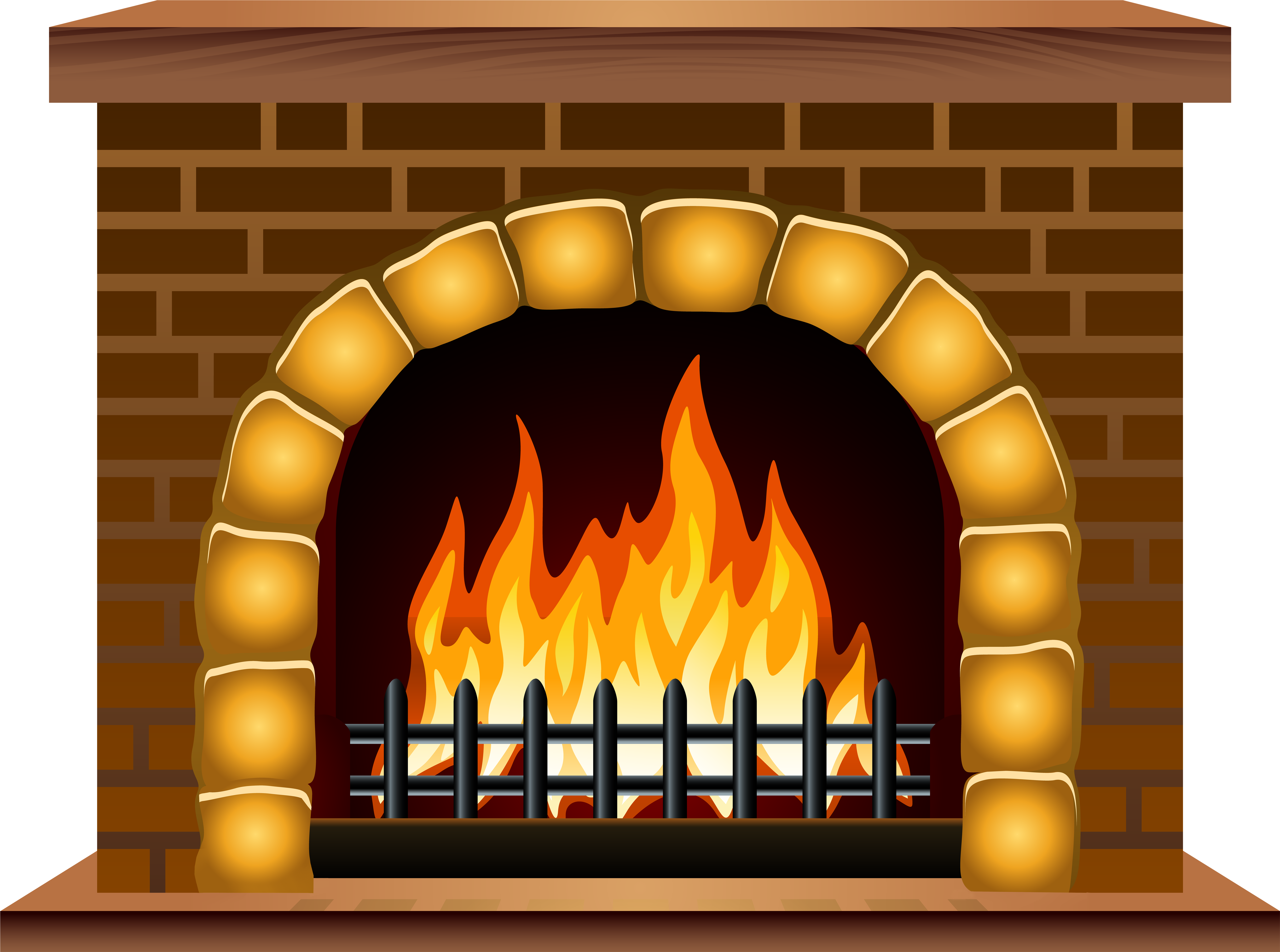 Image Library Stock Png Clip Art Image Gallery Yopriceville - Fireplace Clipart (8000x5955), Png Download