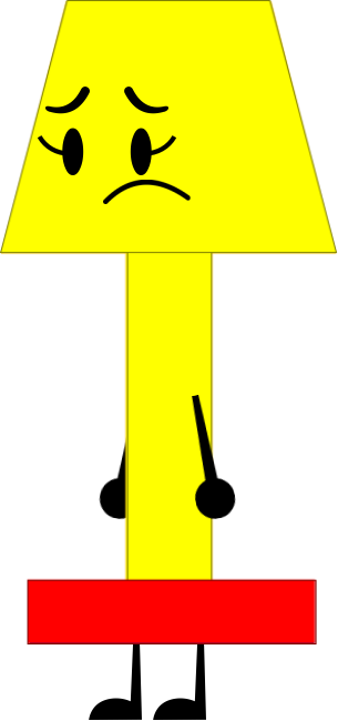 Sad Floor Lamp - Portable Network Graphics (305x650), Png Download