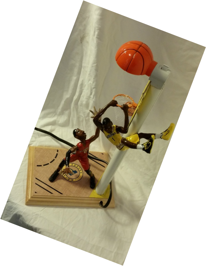 Stephenson Over Lebron James - Slam Dunk (710x914), Png Download