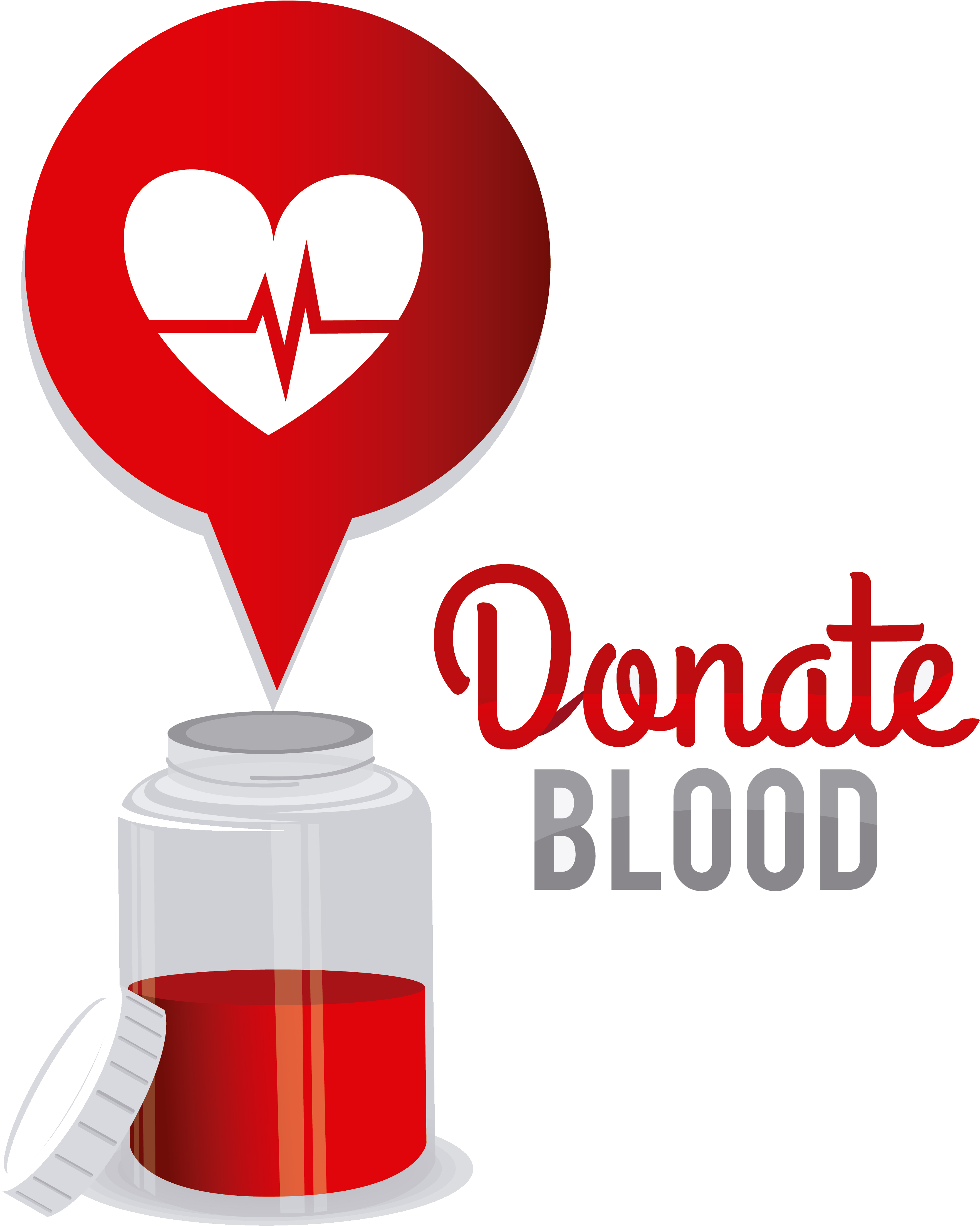 Blood Donation Transparent Png - Blood Donation Vector Png (4937x5315), Png Download