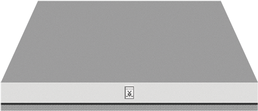 42" Chimney - Cooktop (600x276), Png Download