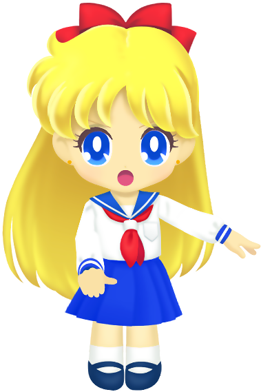 Sailor Moon Drops - Sailor Moon Drops Minako Aino (413x584), Png Download