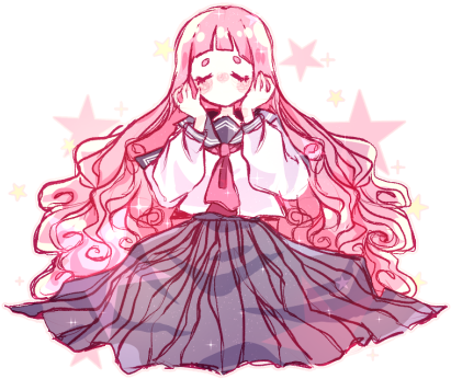 Sailor Fuku Draw (500x409), Png Download