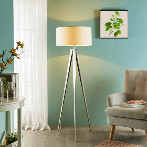 Win Tripod Floor Lamp - Elegant Tripod Floor Lamp Benik (800x500), Png Download
