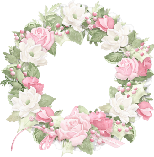 Holiday Bouquet - Round Flower Background Png (491x500), Png Download