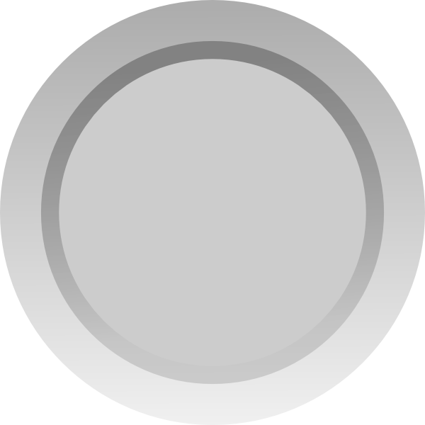 Grey Button Png Clip Art (600x600), Png Download