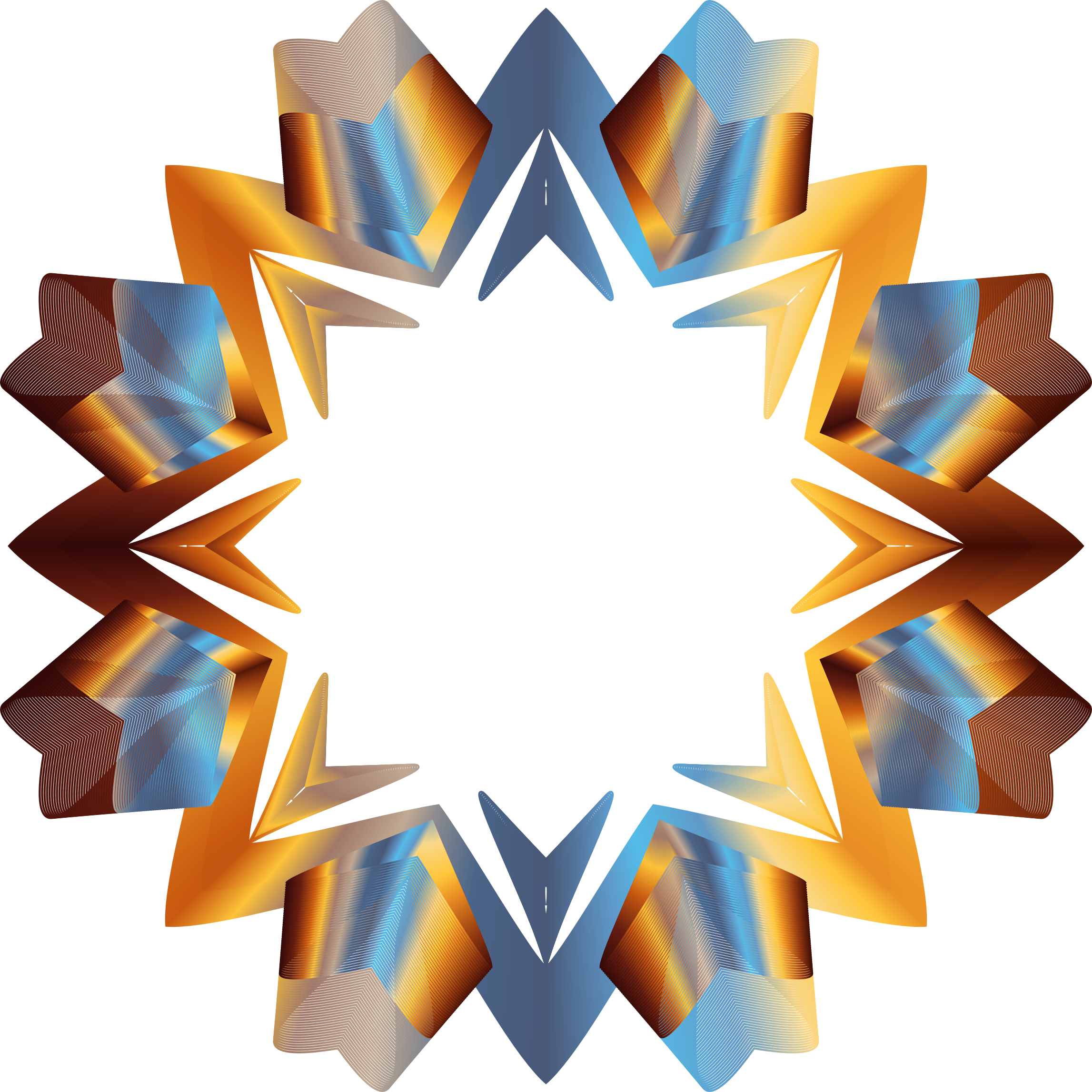 This Free Icons Png Design Of Prismatic Star Line Art (2294x2294), Png Download