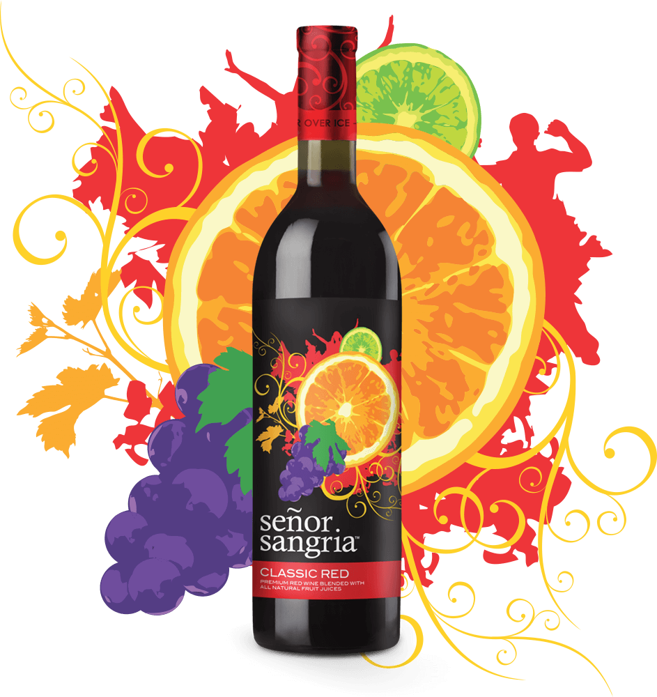 Señor Sangría Classic Red (943x1000), Png Download
