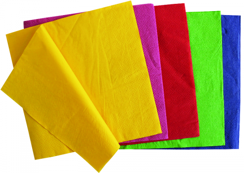 Coloured Napkins 2 Ply 40pk - Perth (500x500), Png Download