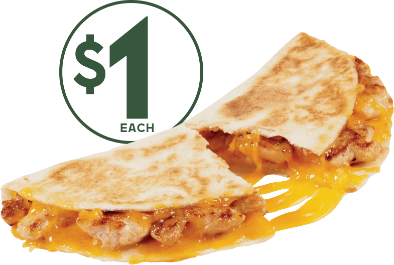 Chicken Quesadilla Snacker - Del Taco Chicken Quesadilla Snacker (785x528), Png Download