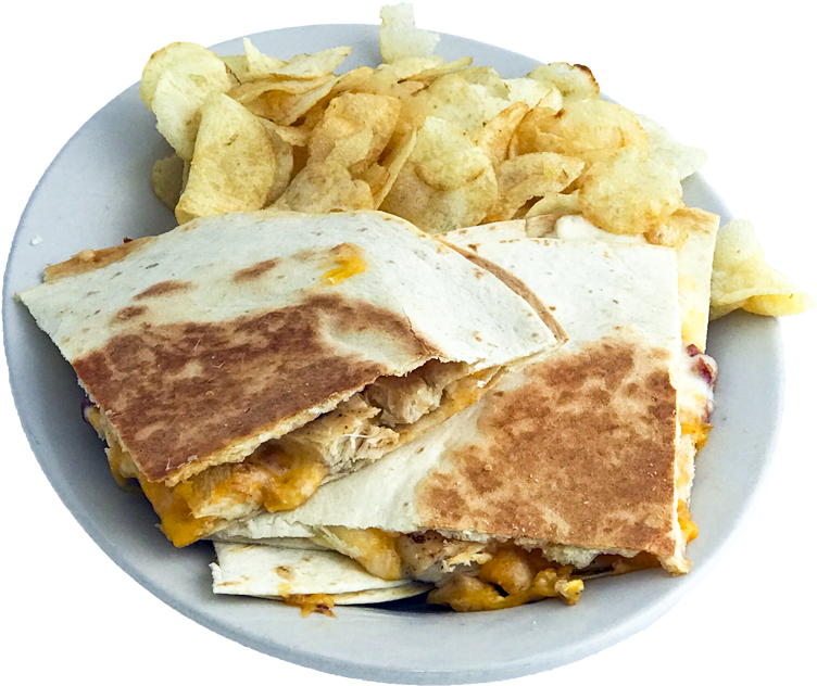 Chicken Quesadilla - 7 - - Quesadilla (800x650), Png Download