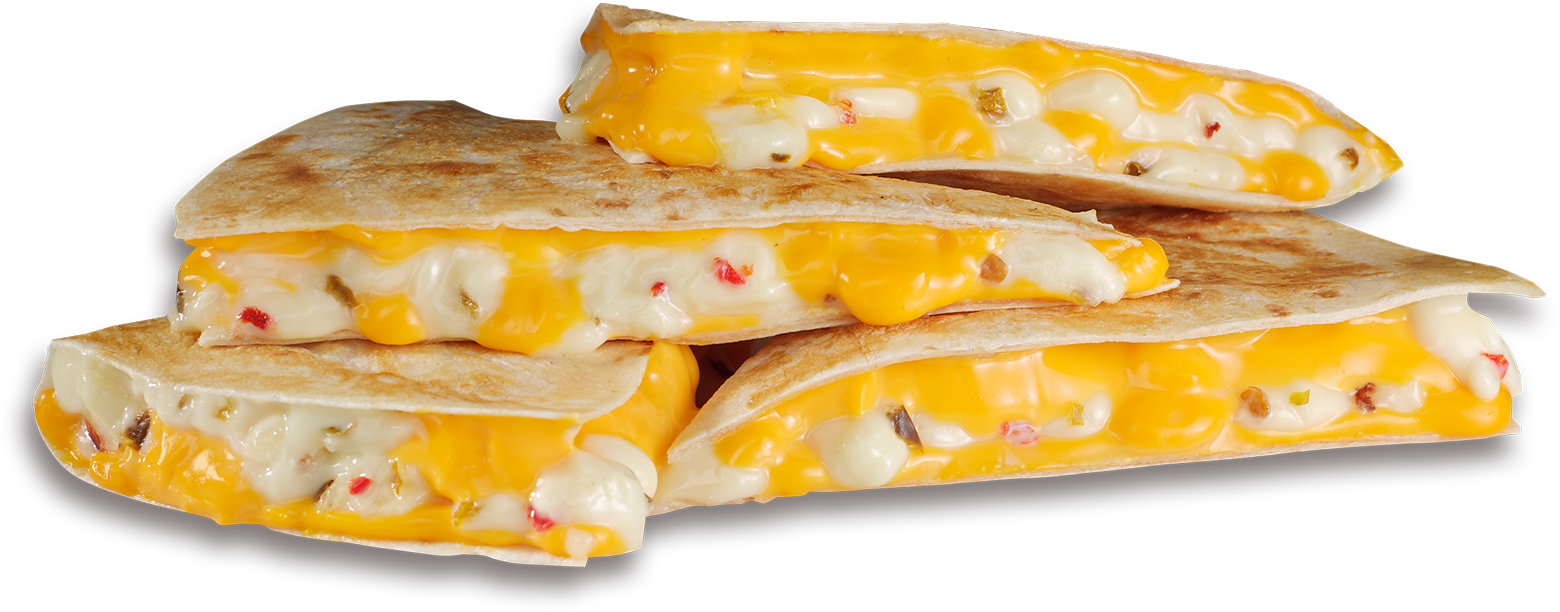 Taco Time Cheese Quesadilla (1560x612), Png Download