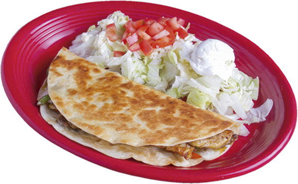 Texas Fajita Quesadilla - Fajita Texas Quesadilla (581x359), Png Download