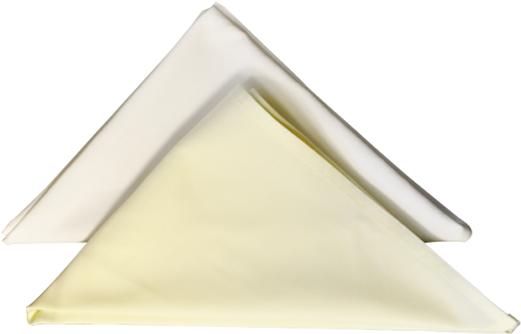 Napkin White Png Triangle (600x600), Png Download