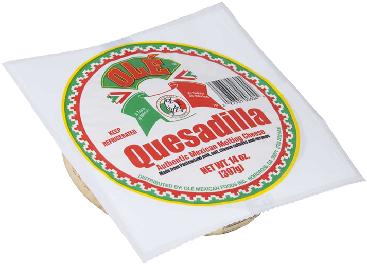 Quesadilla Melting Cheese 14oz - Ole Cheese, Fresco - 12 Oz (712x882), Png Download