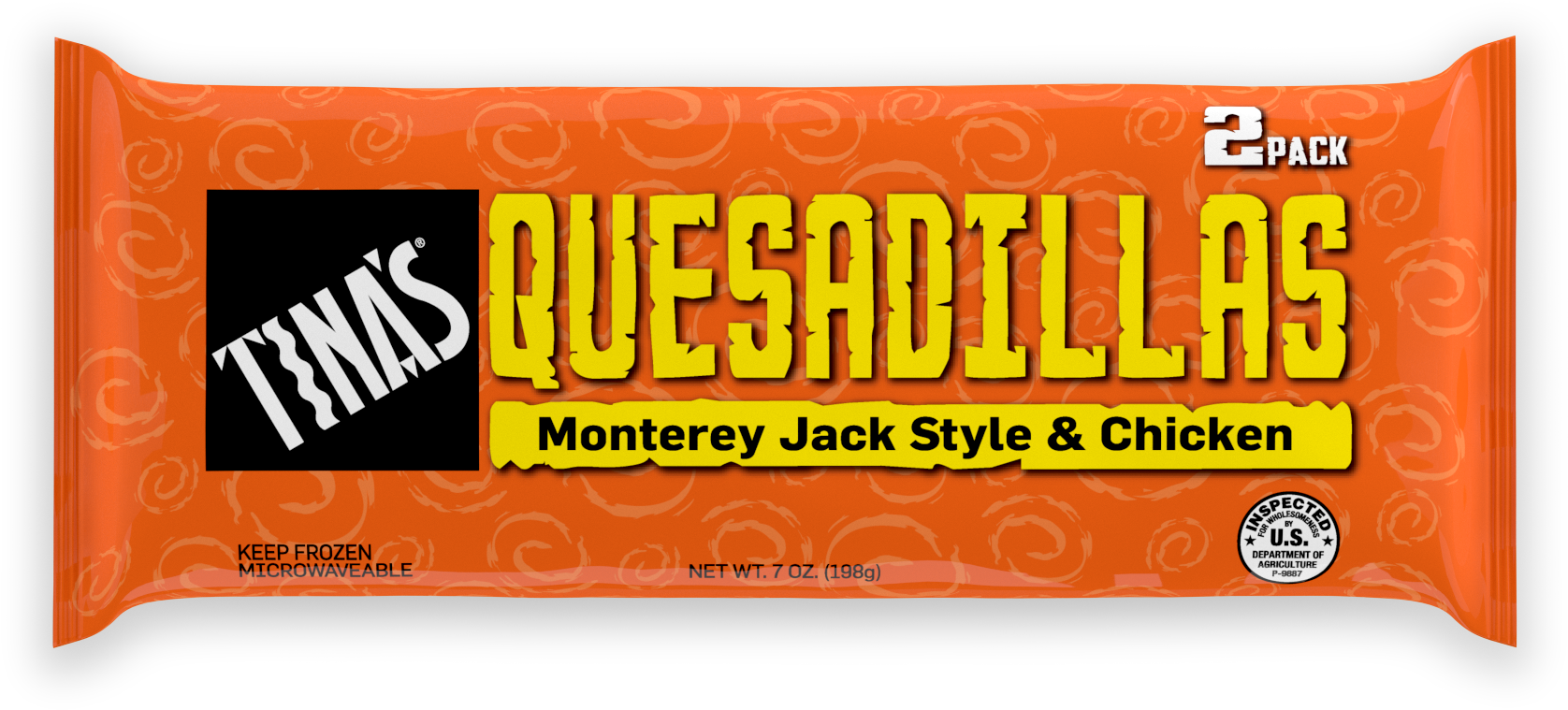 Tina's Quesadillas Monterey Jack Style & Chicken, 2 - Tina's Burritos, Bean & Cheese - 16 Count, 4 Oz (1920x1080), Png Download