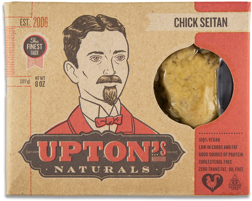 Upton's Naturals Chick Seitan - Upton's Naturals Jackfruit Thai Curry (200g) (550x550), Png Download