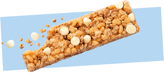 Product Bar - White Chocolate Breakfast Bars (547x244), Png Download