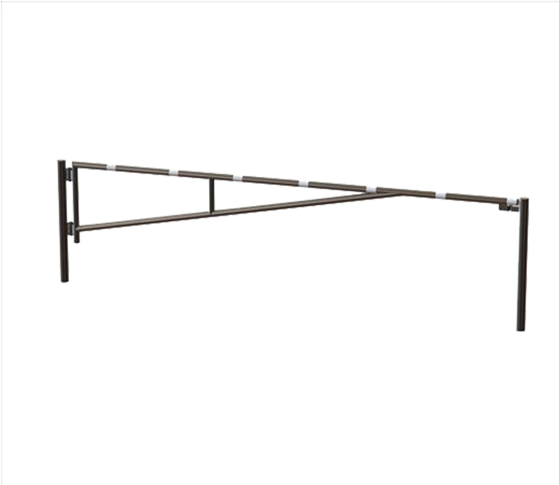 14010 Sentinel 12' 16' 20' Manual Single Leaf Swing - Gate (1240x1240), Png Download