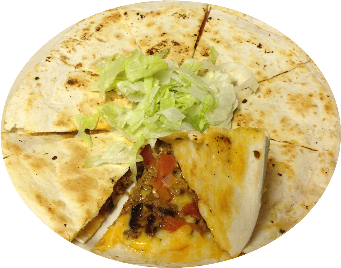 Chorizo Quesadilla - Corn Tortilla (1146x908), Png Download