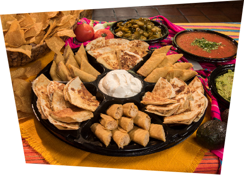 Includes Quesadilla Slices And Flautas Great For Any - Pu Pu Platter (504x361), Png Download