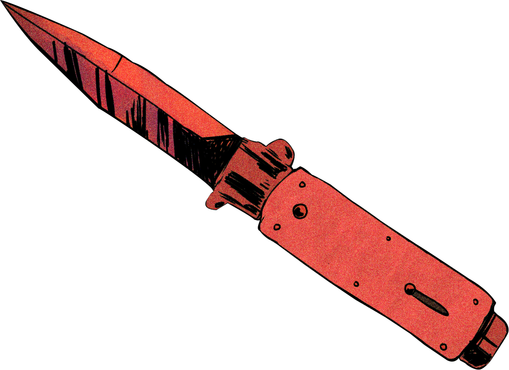 2 - Knife Tumblr Png (500x363), Png Download