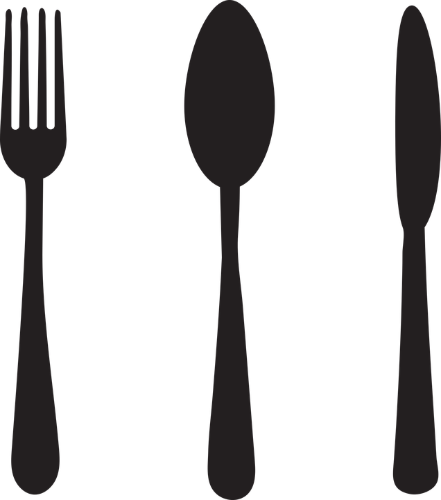 Fork And Knife Vector Group Graphic Royalty Free Library - Fork Vector (636x720), Png Download