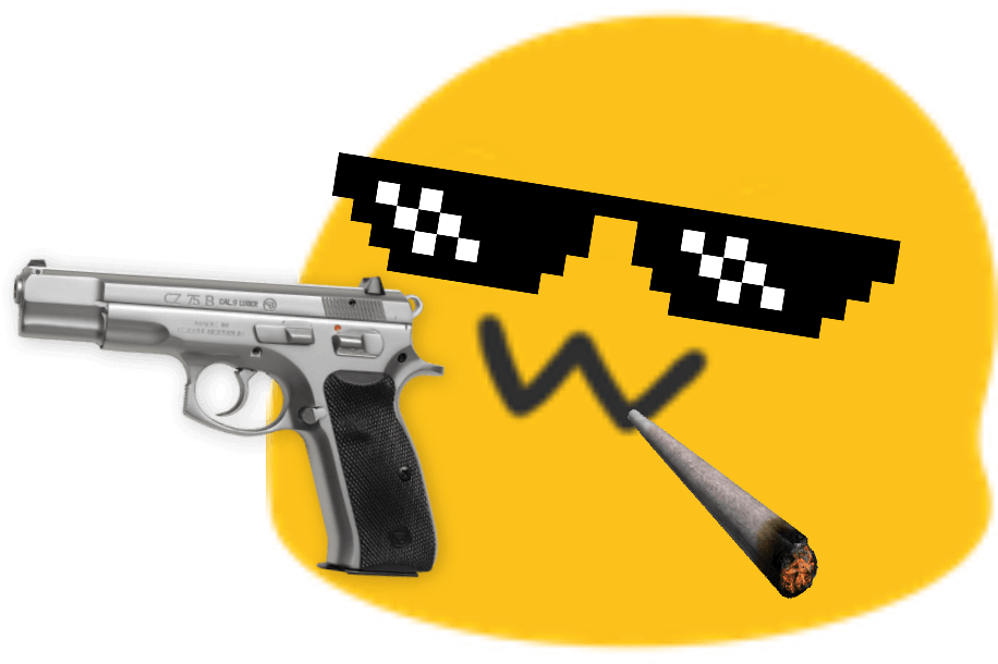 Png - Gangstablob - Emojis Discord (951x735), Png Download