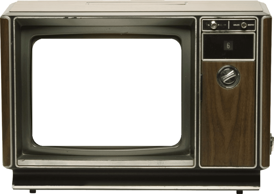 옛날 Tv Clipart Television Set Clip Art - 티비 Png 이미지 (899x635), Png Download