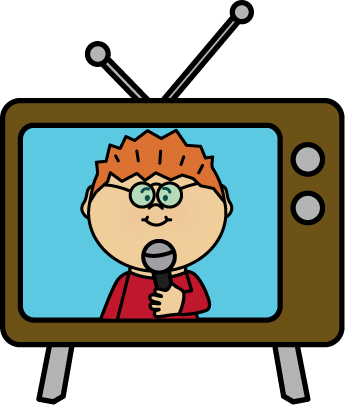 Tv Clipart Png Image Transparent Library - Tv Clipart (345x405), Png Download